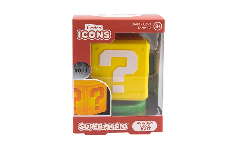 Super Mario 3D Lampă Blocul Semnului Întrebării 10 cm poza produsului
