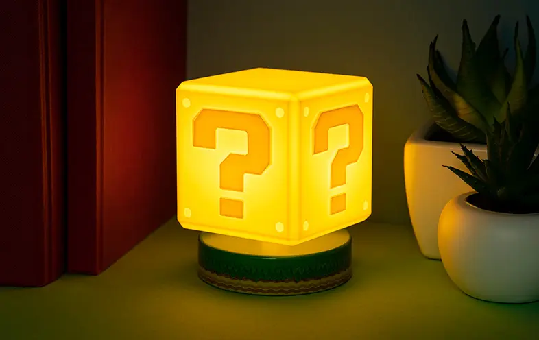 Super Mario 3D Lampă Blocul Semnului Întrebării 10 cm poza produsului