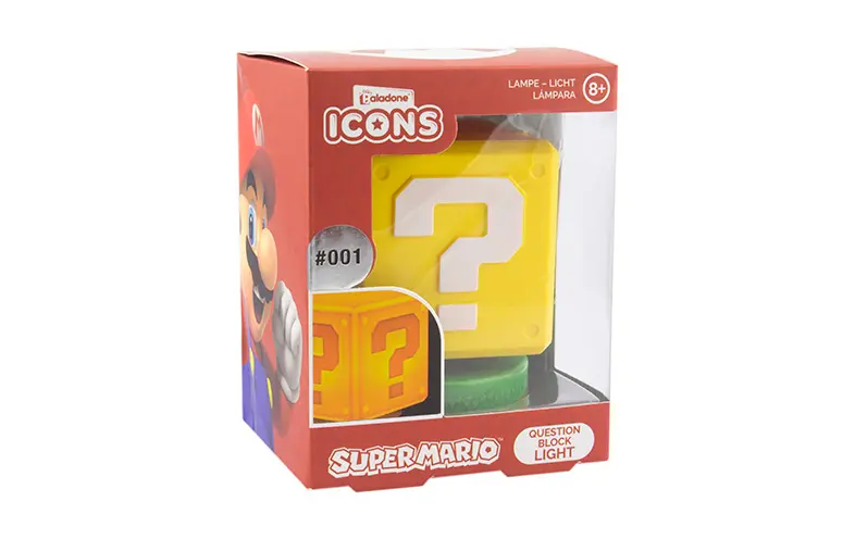 Super Mario 3D Lampă Blocul Semnului Întrebării 10 cm poza produsului