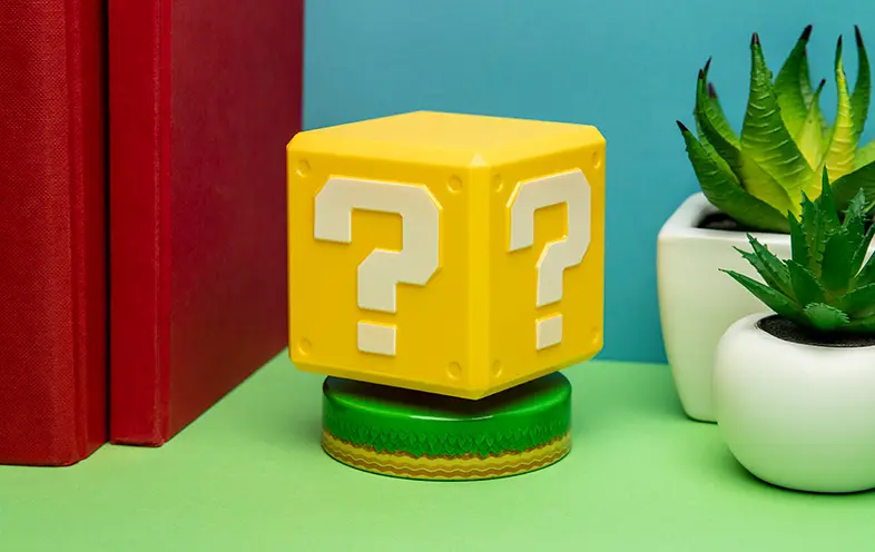 Super Mario 3D Lampă Blocul Semnului Întrebării 10 cm poza produsului