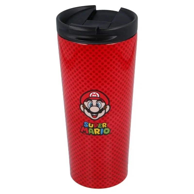 Nintendo Super Mario Bros termos de cafea din otel inoxidabil 425ml poza produsului