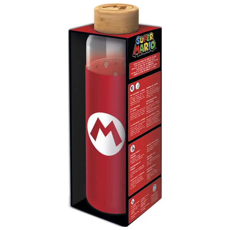 Nintendo Super Mario Bros husă silicon sticlă 585ml poza produsului