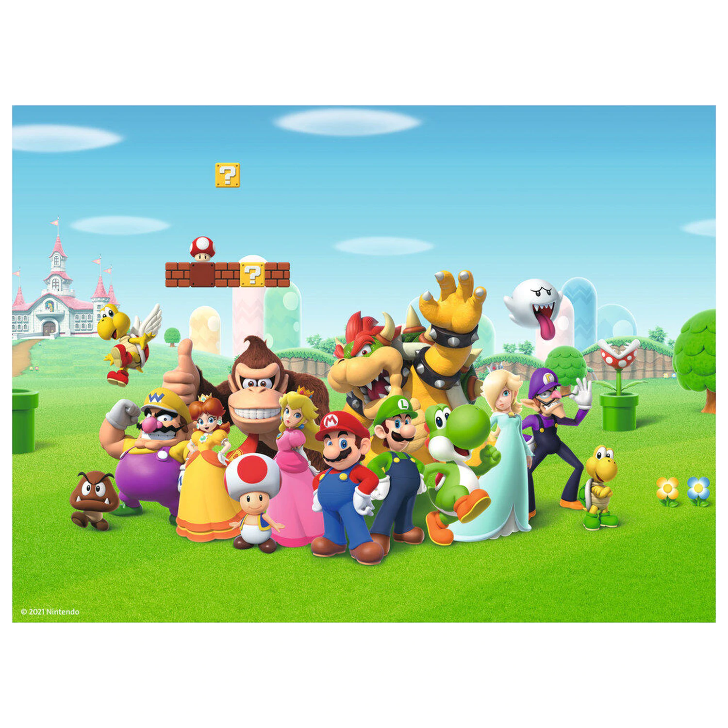 Nintendo Super Mario Bros XXL puzzle 200 piese poza produsului