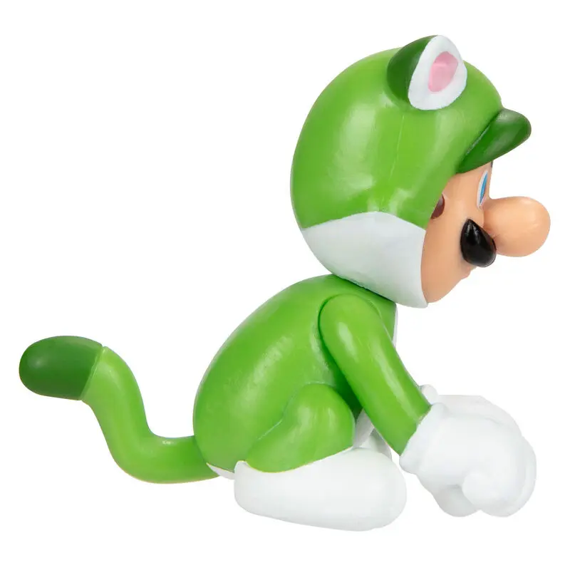 Figurină Nintendo Super Mario Cat Luigi 6,5cm poza produsului