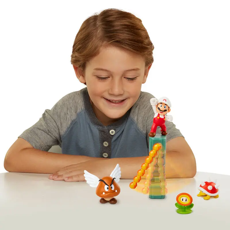 Nintendo Super Mario Diorama set Castelul Lava poza produsului