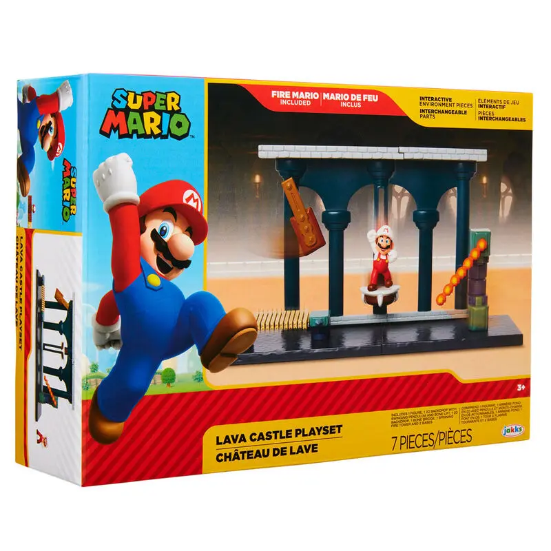 Set de joacă Nintendo Super Mario Castelul de Lavă poza produsului