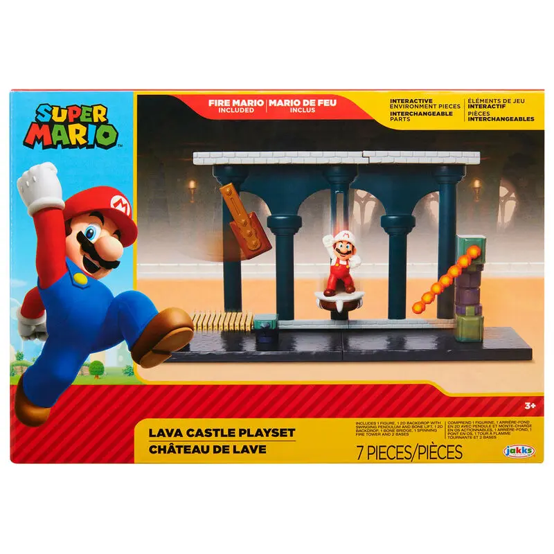 Set de joacă Nintendo Super Mario Castelul de Lavă poza produsului