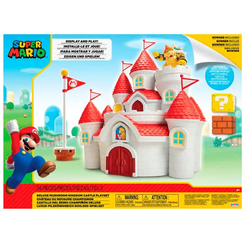 Nintendo Super Mario Mushroom Kingdom set de joacă Castel poza produsului