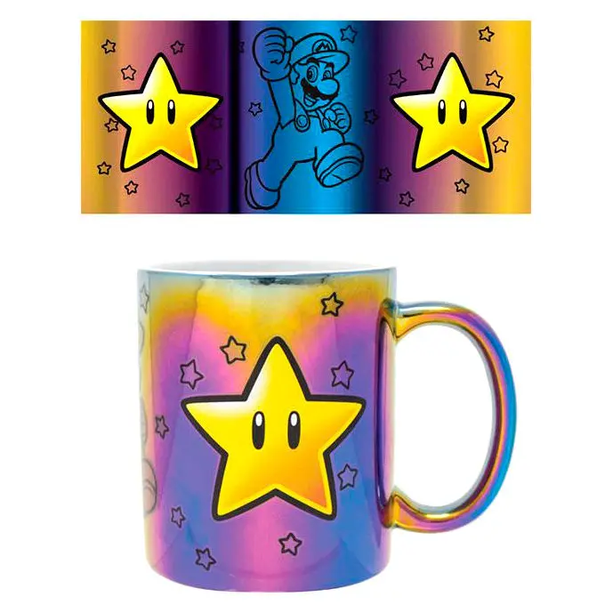 Super Mario Metallic Cană Star Power poza produsului