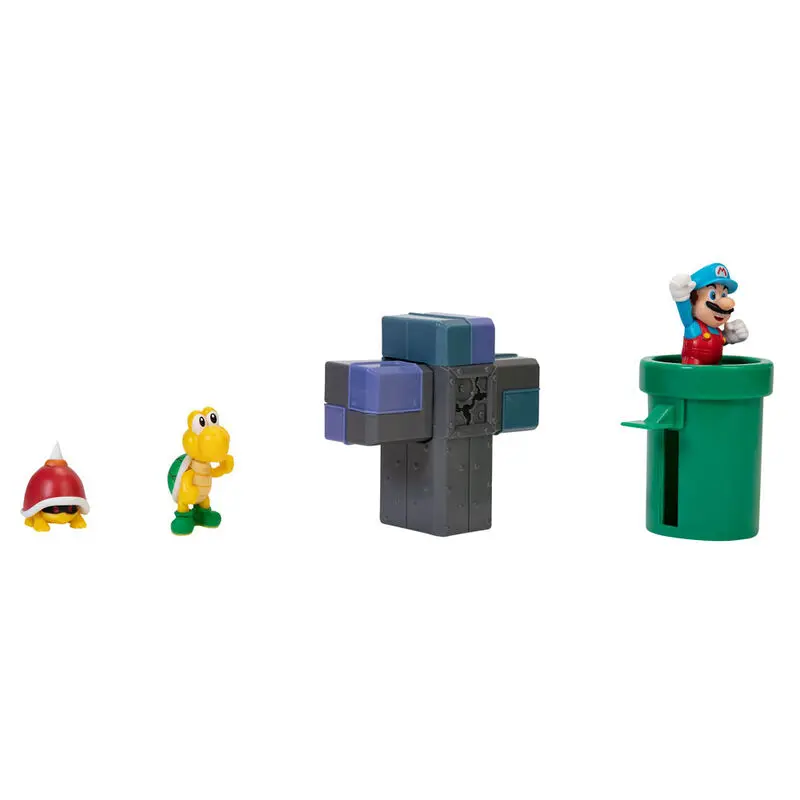 World of Nintendo Super Mario Diorama Set Subteran poza produsului