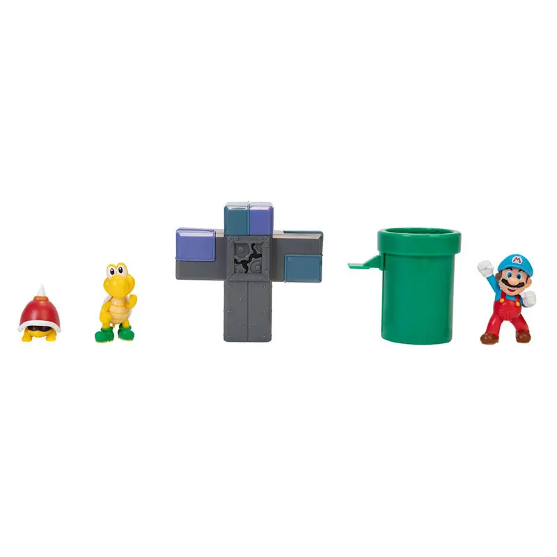 World of Nintendo Super Mario Diorama Set Subteran poza produsului