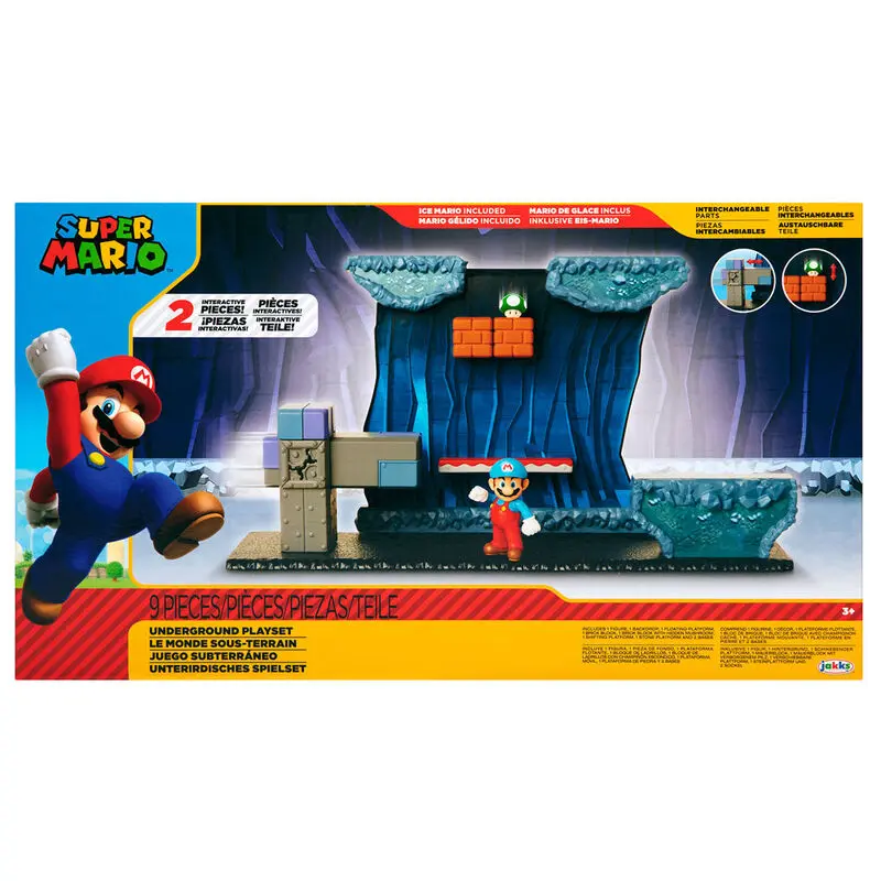 World of Nintendo Super Mario Set de Joacă Subteran poza produsului