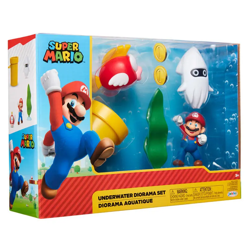 Set diorama subacvatic Nintendo Super Mario poza produsului