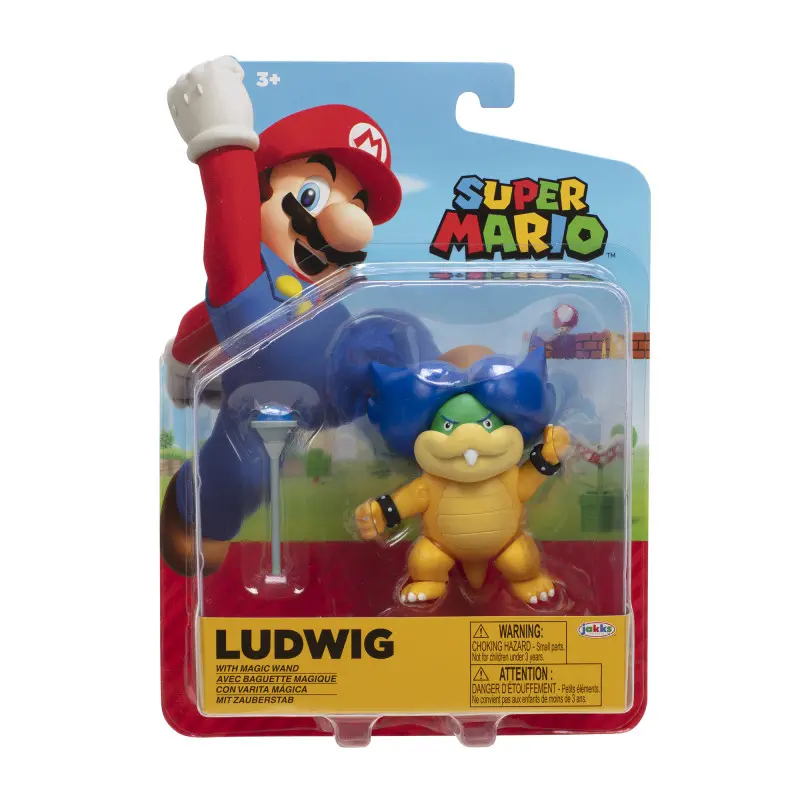 Figurină Nintendo Super Mario Wave 27 Ludwig 10 cm poza produsului