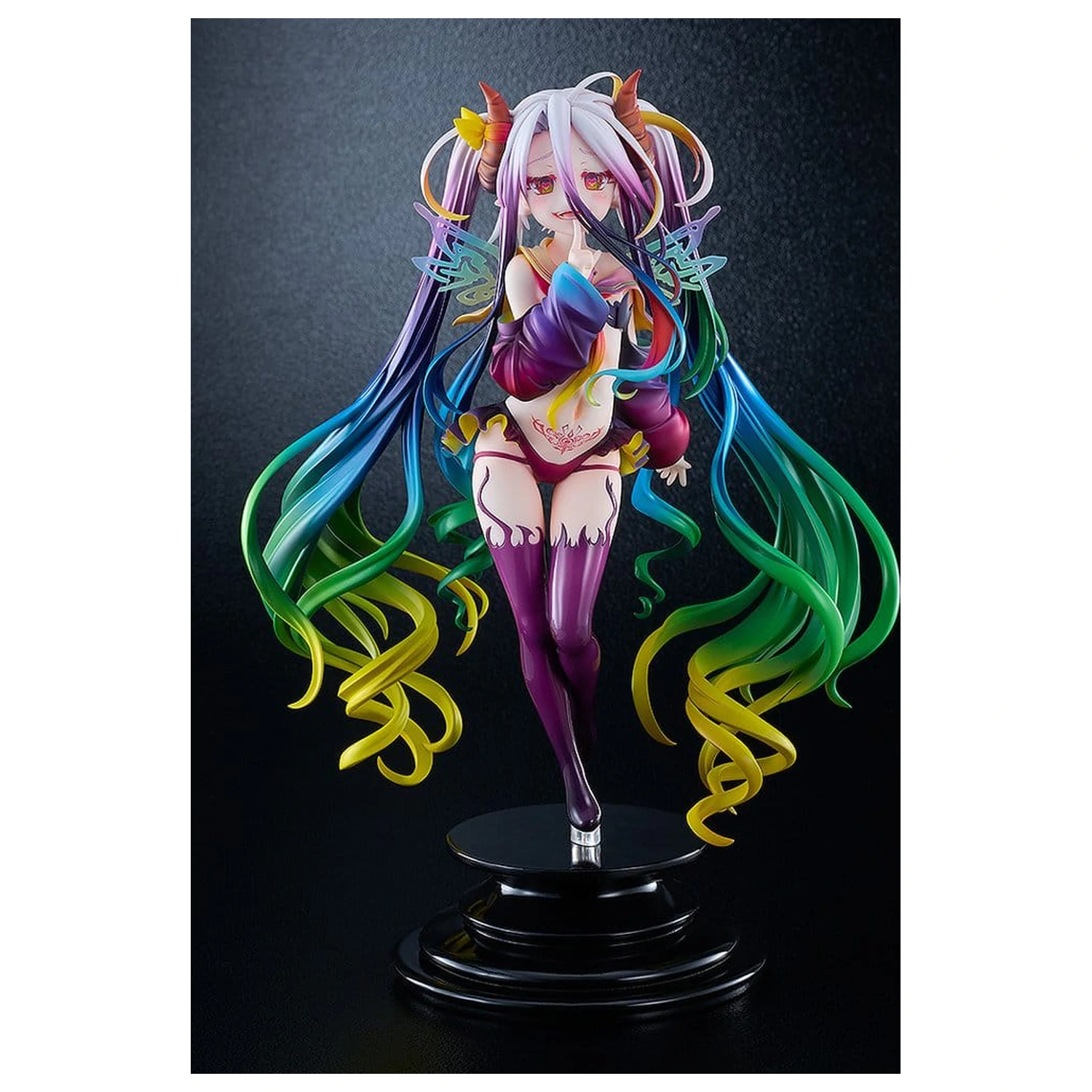 No Game No Life figurina PVC 1/7 Black Shiro 26 cm poza produsului