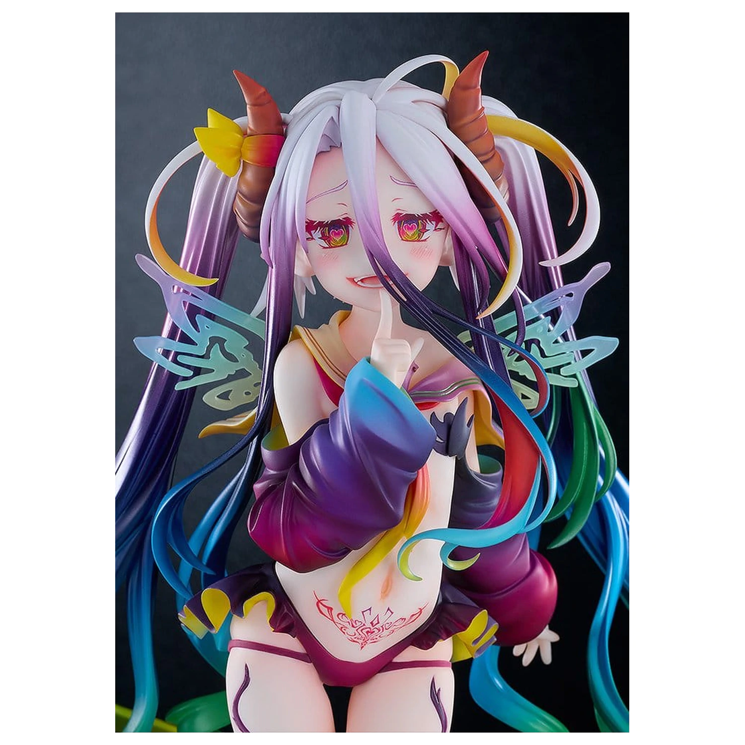 No Game No Life figurina PVC 1/7 Black Shiro 26 cm poza produsului