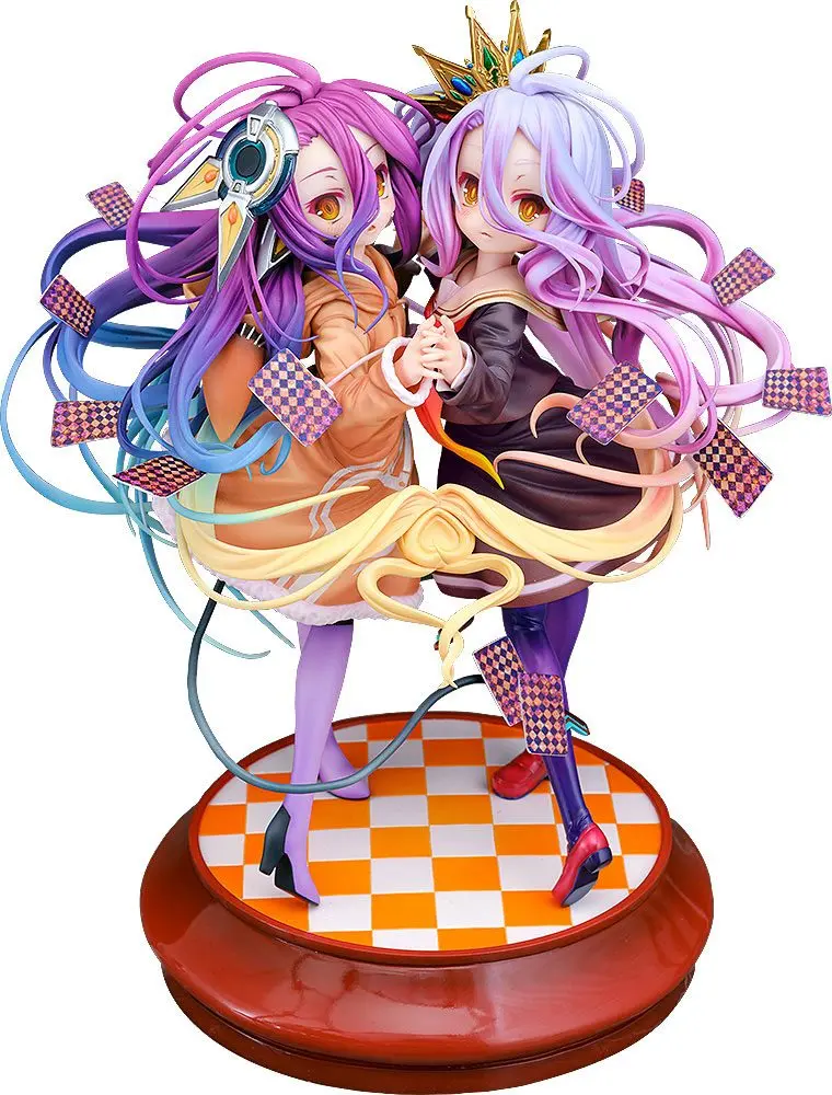 Statuie No Game No Life 1/7 Shiro & Schwi 22 cm poza produsului