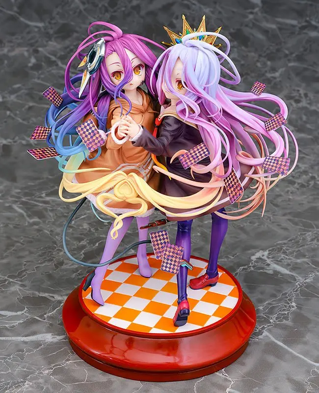 Statuie No Game No Life 1/7 Shiro & Schwi 22 cm poza produsului