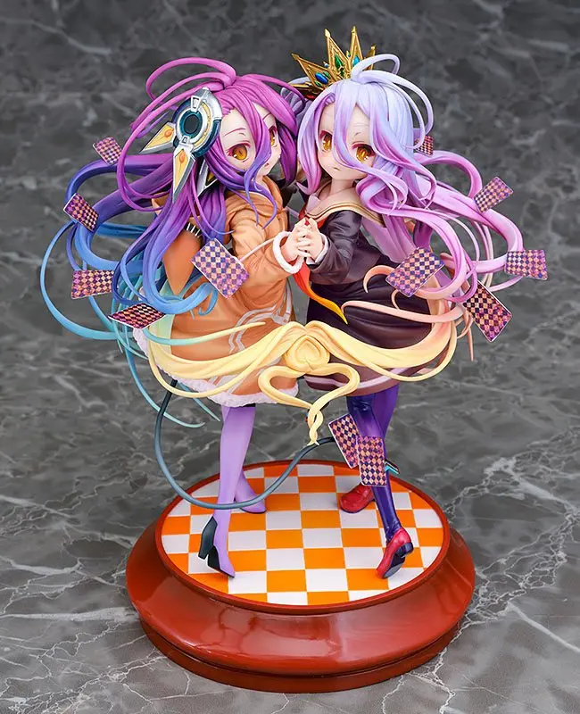 Statuie No Game No Life 1/7 Shiro & Schwi 22 cm poza produsului