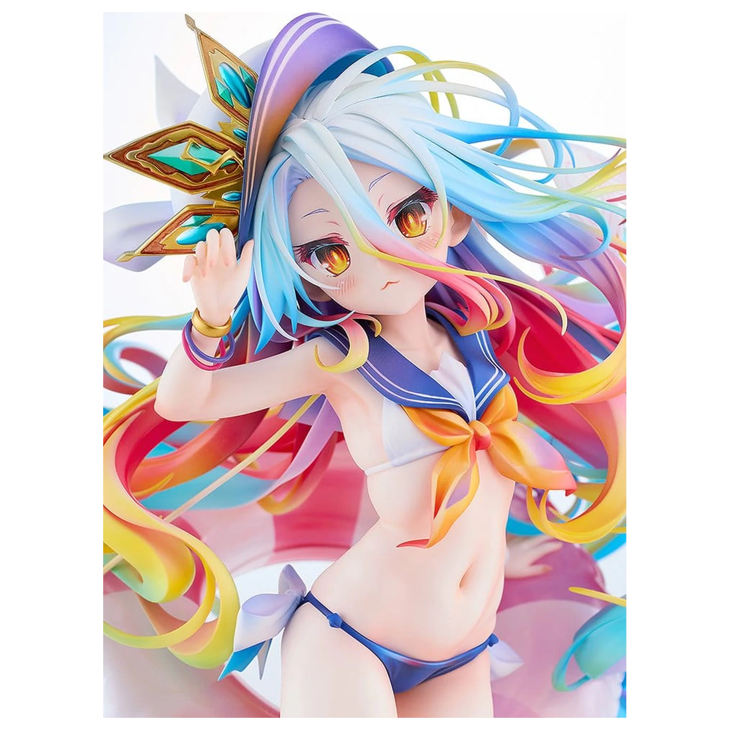 No Game No Life Statuie 1/7 Shiro: Sailor-Style Swimsuit Ver. 24 cm poza produsului