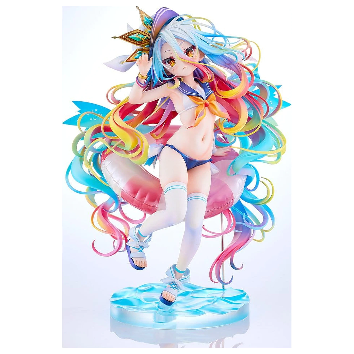 No Game No Life Statuie 1/7 Shiro: Sailor-Style Swimsuit Ver. 24 cm poza produsului