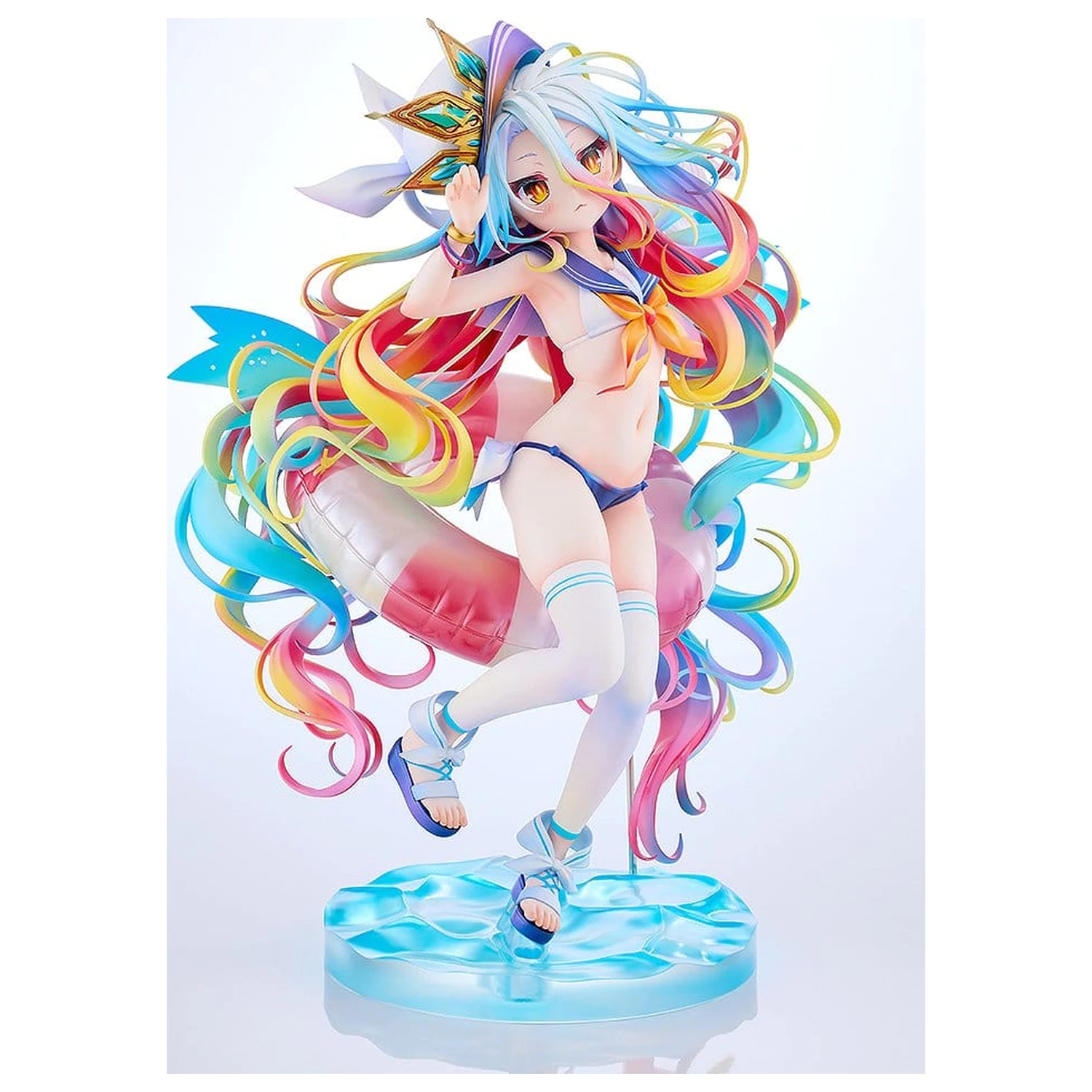 No Game No Life Statuie 1/7 Shiro: Sailor-Style Swimsuit Ver. 24 cm poza produsului