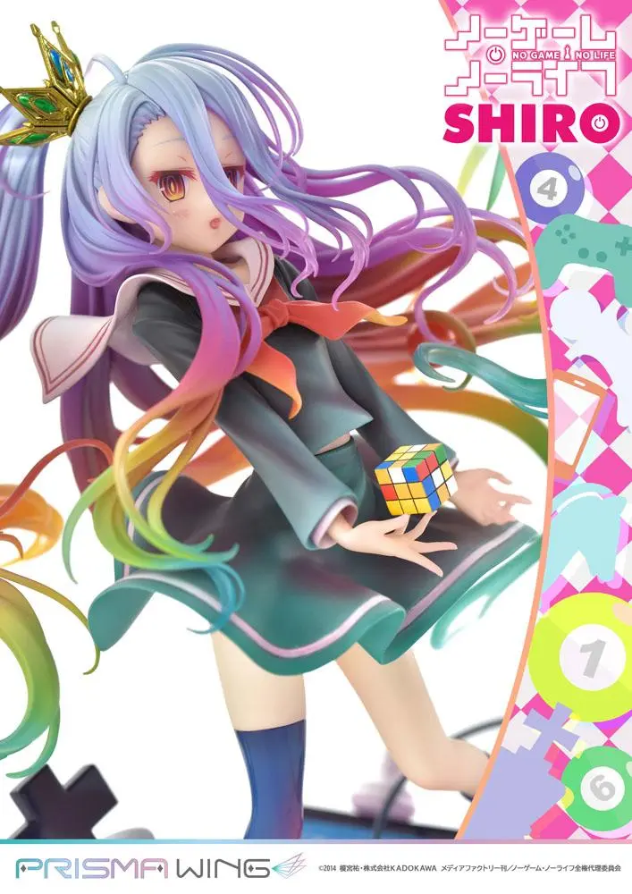 No Game No Life Statuie PVC Prisma Wing 1/7 Shiro 27 cm poza produsului