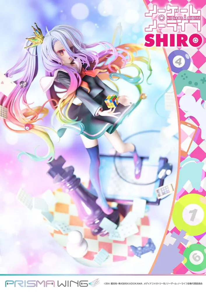 No Game No Life Statuie PVC Prisma Wing 1/7 Shiro 27 cm poza produsului