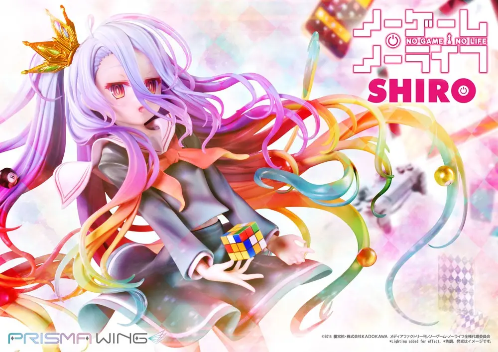 No Game No Life Statuie PVC Prisma Wing 1/7 Shiro 27 cm poza produsului