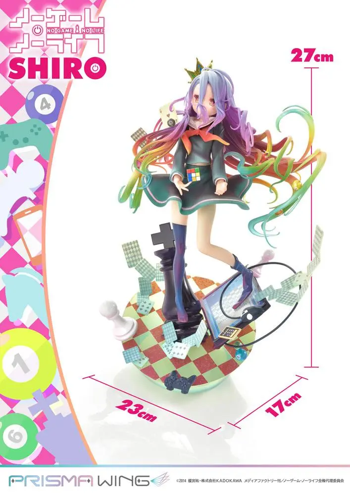 No Game No Life Statuie PVC Prisma Wing 1/7 Shiro 27 cm poza produsului