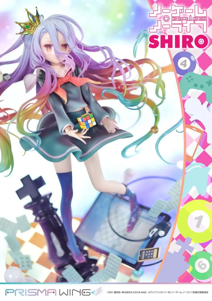 No Game No Life Statuie PVC Prisma Wing 1/7 Shiro 27 cm poza produsului