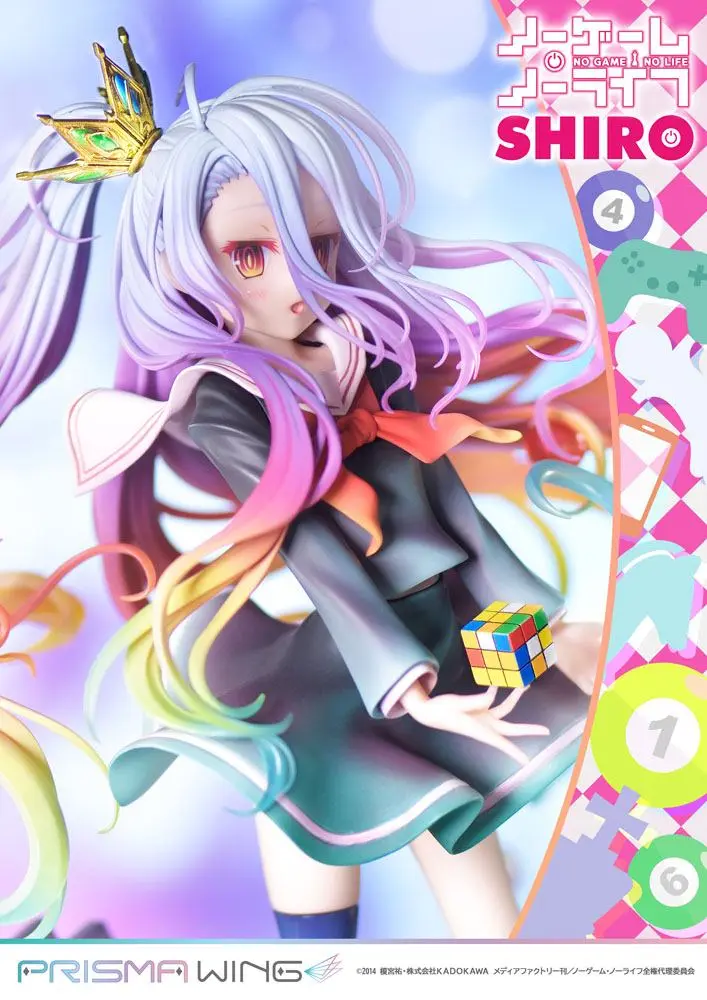 No Game No Life Statuie PVC Prisma Wing 1/7 Shiro 27 cm poza produsului