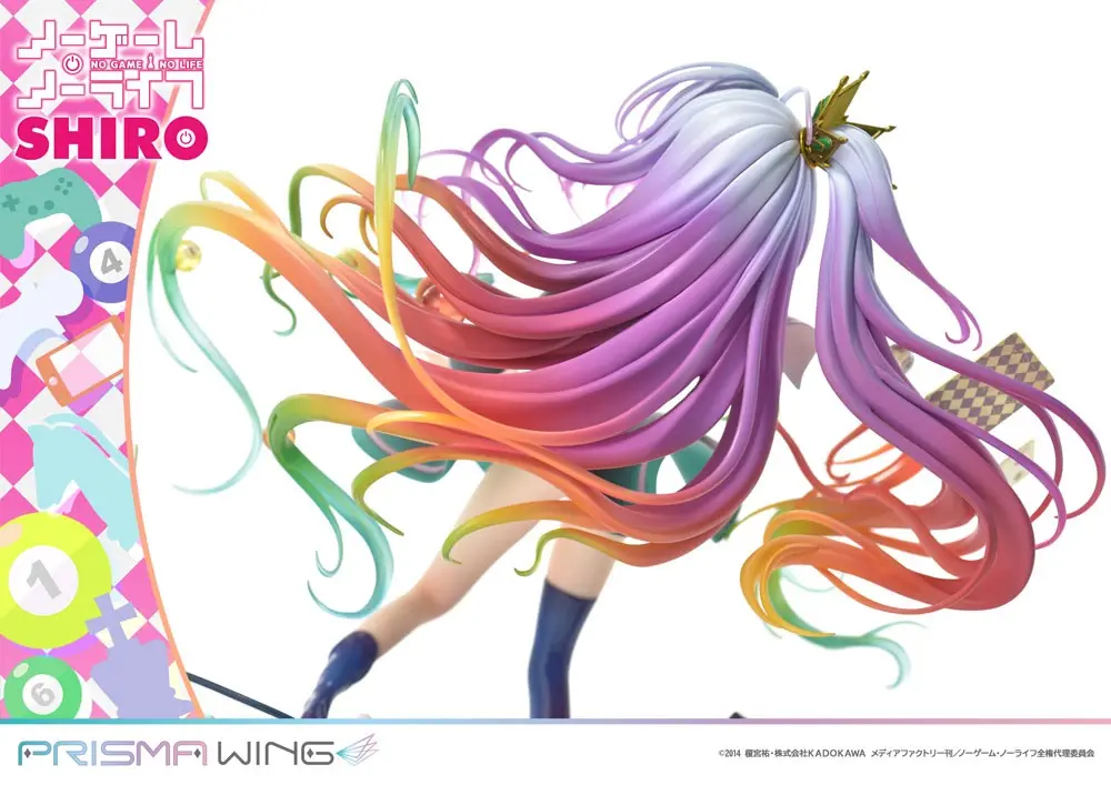 No Game No Life Statuie PVC Prisma Wing 1/7 Shiro 27 cm poza produsului