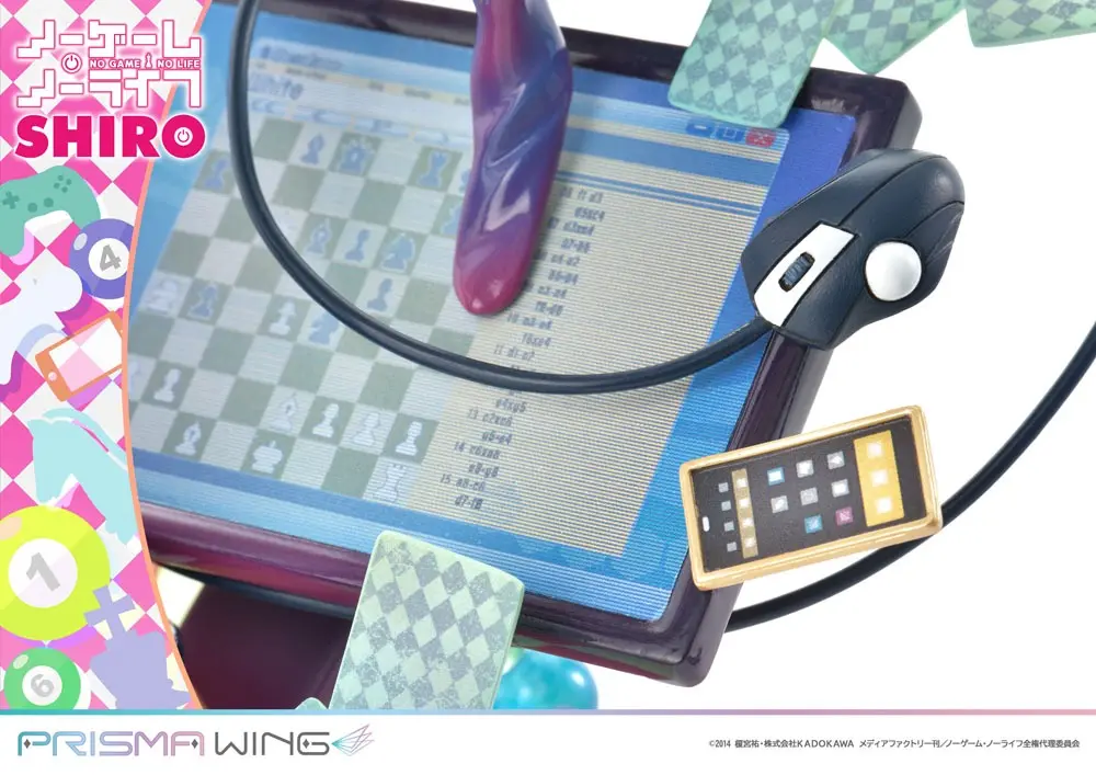 No Game No Life Statuie PVC Prisma Wing 1/7 Shiro 27 cm poza produsului