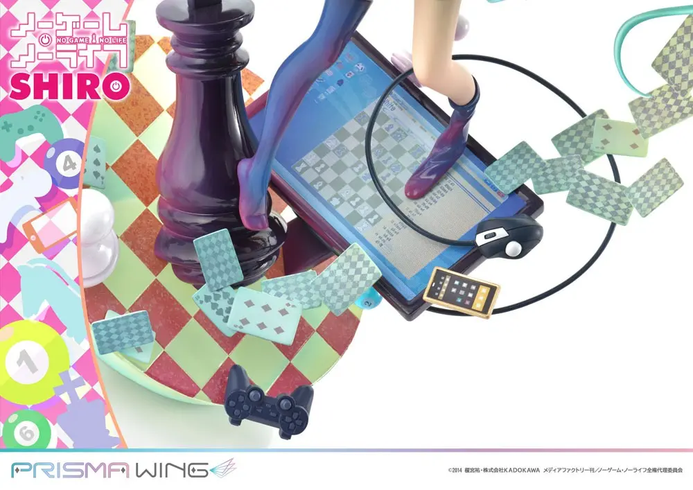 No Game No Life Statuie PVC Prisma Wing 1/7 Shiro 27 cm poza produsului