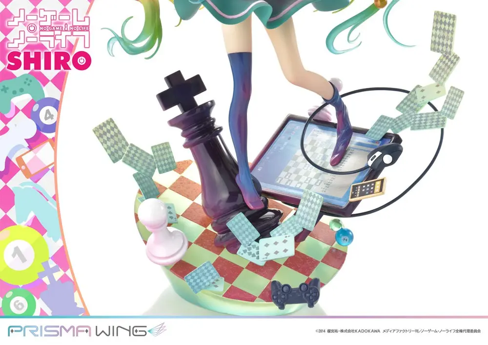 No Game No Life Statuie PVC Prisma Wing 1/7 Shiro 27 cm poza produsului