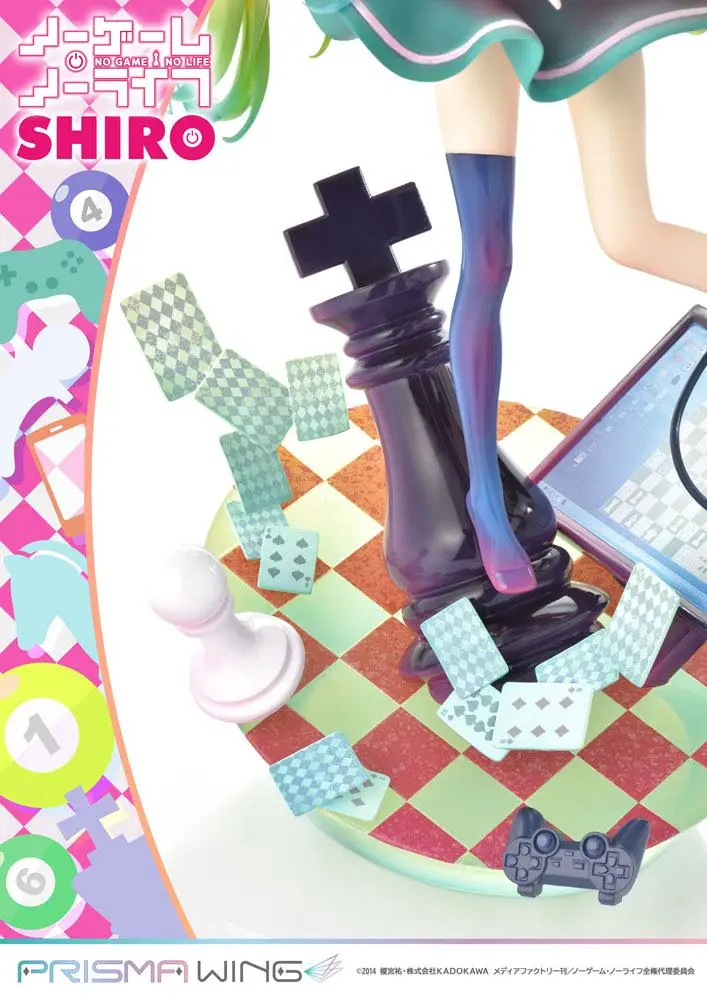No Game No Life Statuie PVC Prisma Wing 1/7 Shiro 27 cm poza produsului
