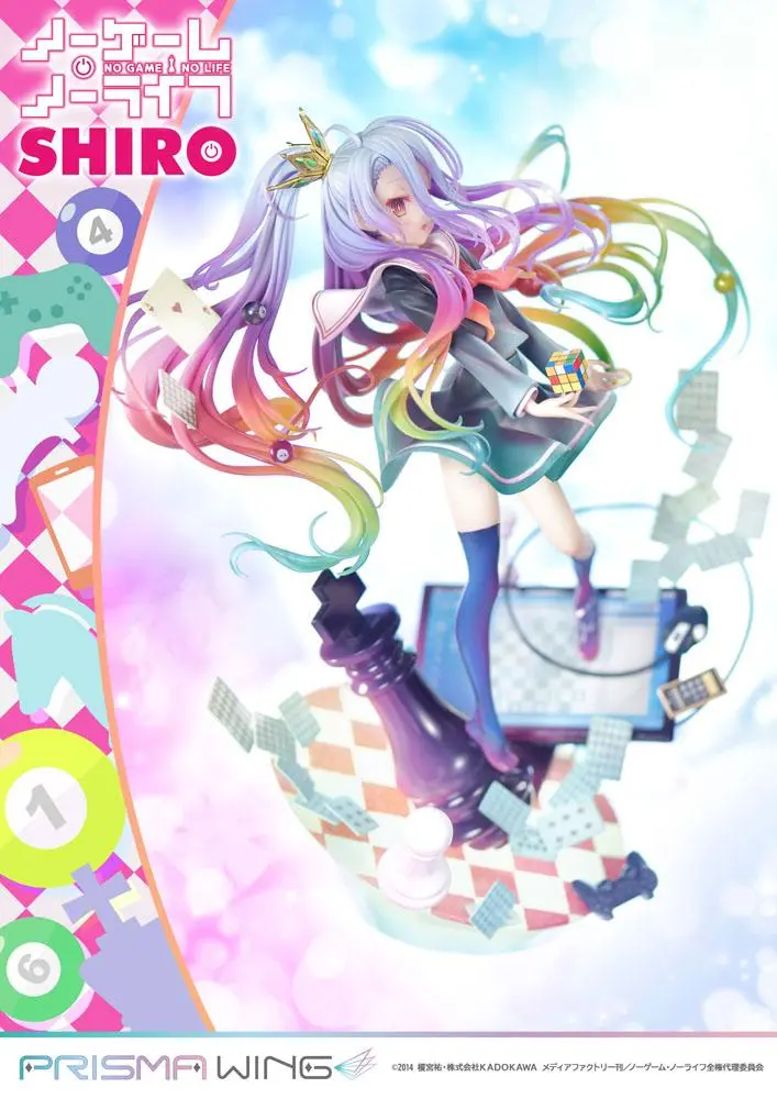 No Game No Life Statuie PVC Prisma Wing 1/7 Shiro 27 cm poza produsului