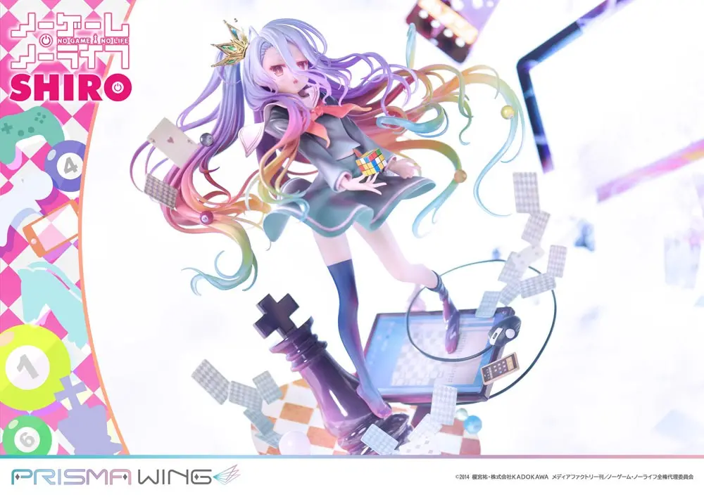 No Game No Life Statuie PVC Prisma Wing 1/7 Shiro 27 cm poza produsului
