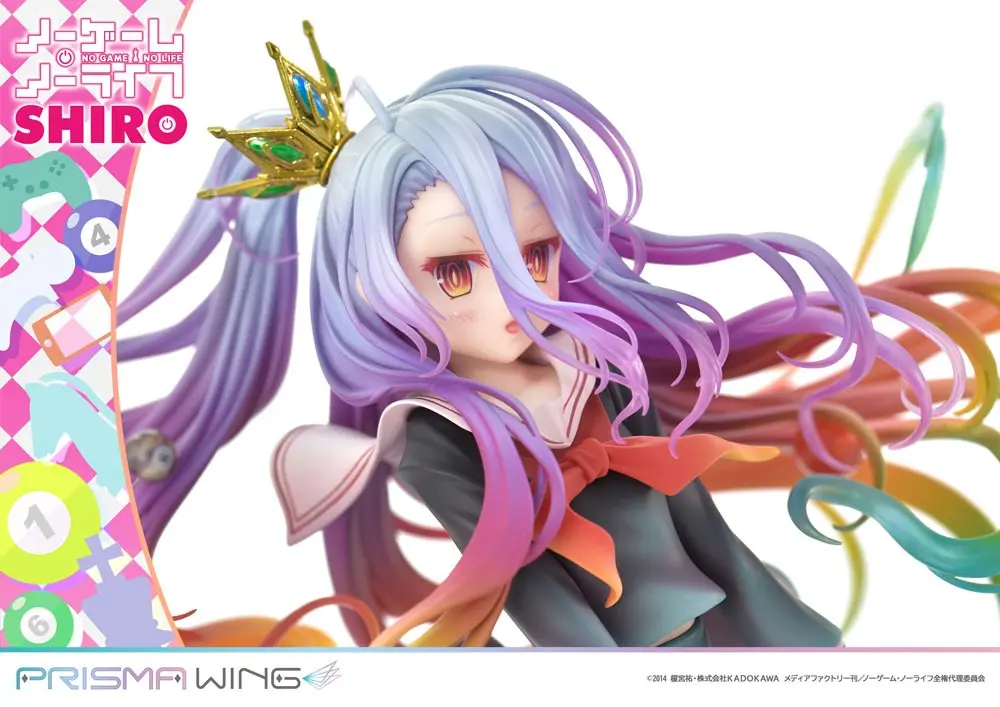 No Game No Life Statuie PVC Prisma Wing 1/7 Shiro 27 cm poza produsului