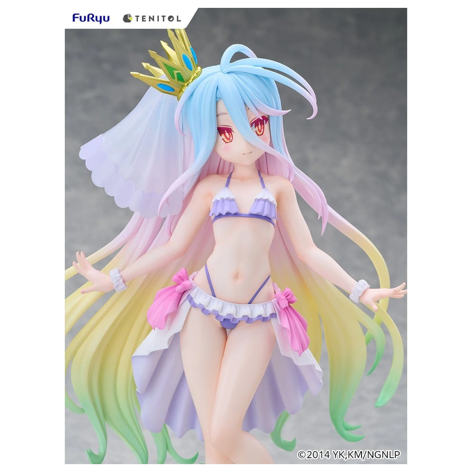 No Game No Life Tenitol Tall Figurina din PVC Shiro swimwear dress Ver. 29 cm poza produsului