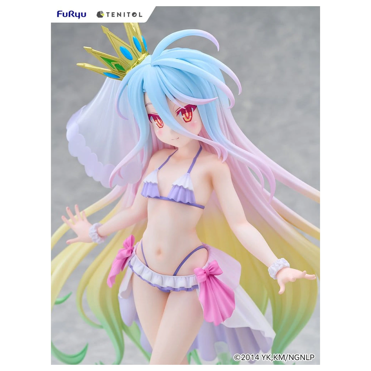 No Game No Life Tenitol Tall Figurina din PVC Shiro swimwear dress Ver. 29 cm poza produsului