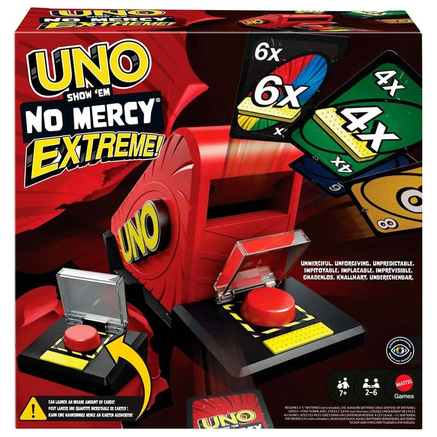 No Mercy Extreme UNO card game poza produsului