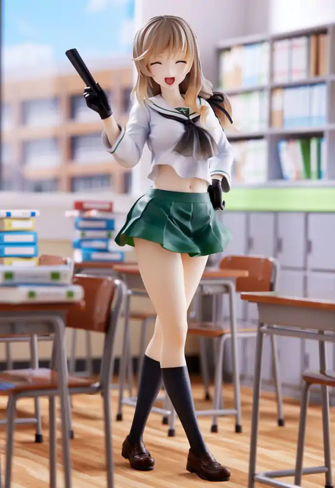 Statuie PVC Oarai Girls High 1/7 Chiyo Shimada 25 cm poza produsului