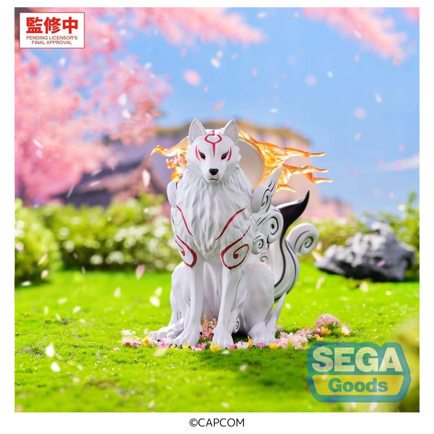Figurina Okami High Premium PVC Amaterasu 14 cm poza produsului
