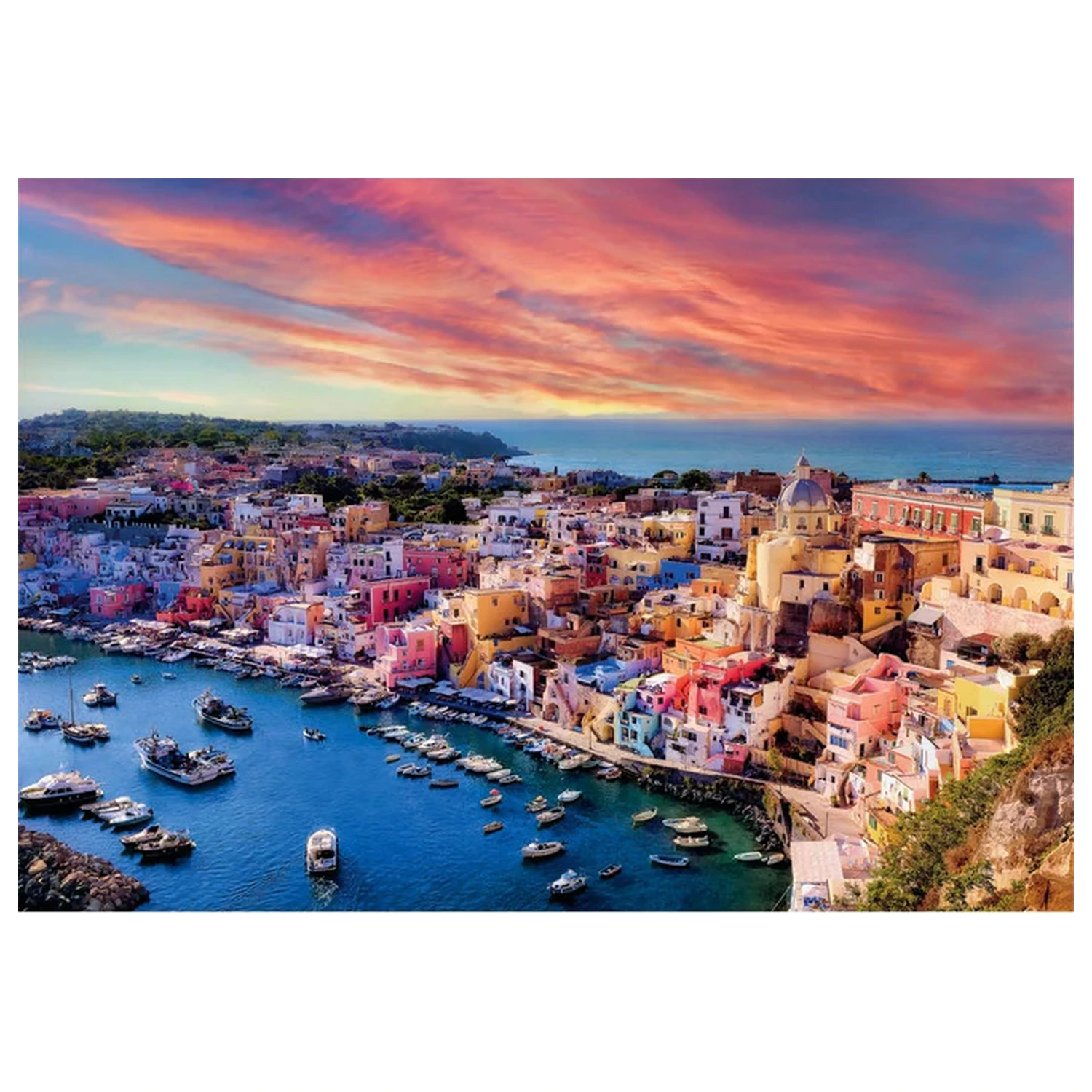 Italy Procida 1500 piese Puzzle poza produsului