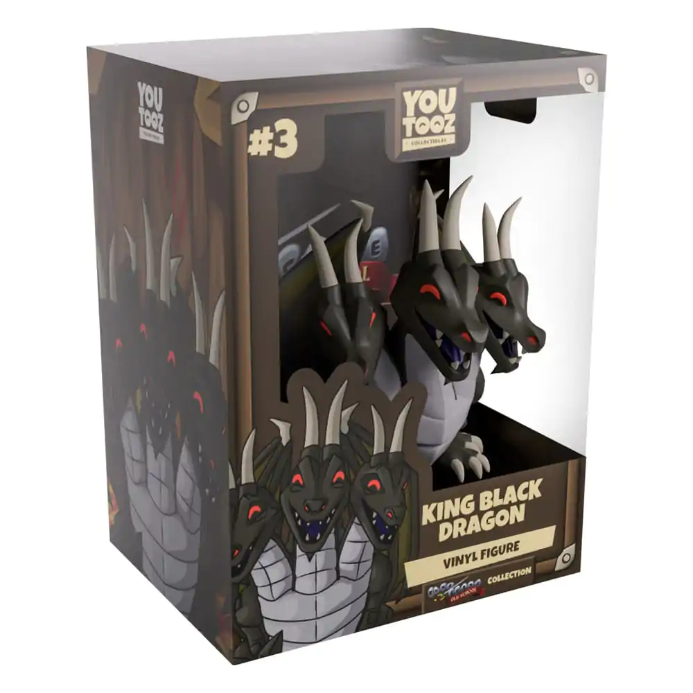 Old School RuneScape Figurina de vinil King Black Dragon 10 cm poza produsului