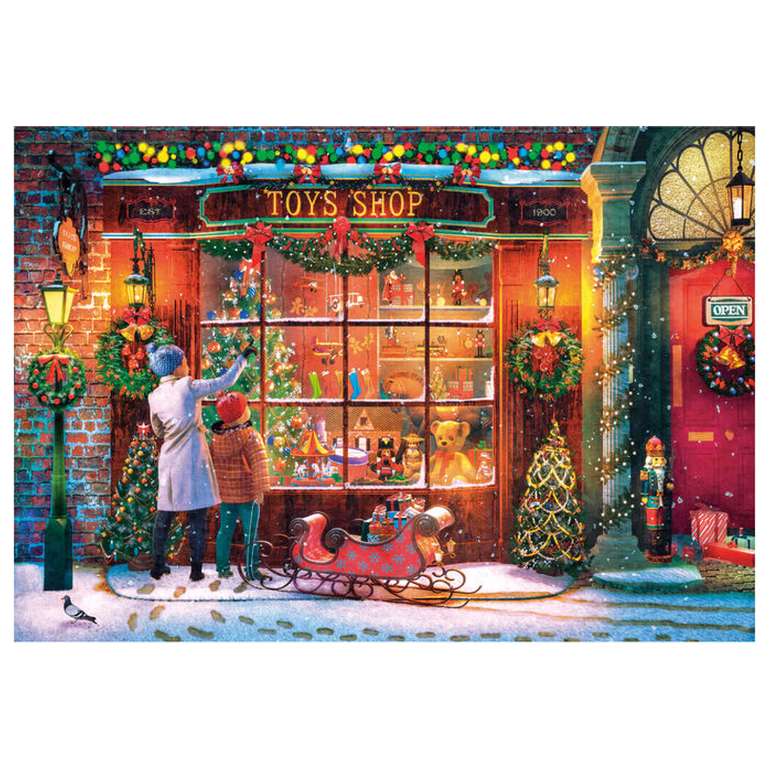Old Toy Shop puzzle 500 piese poza produsului