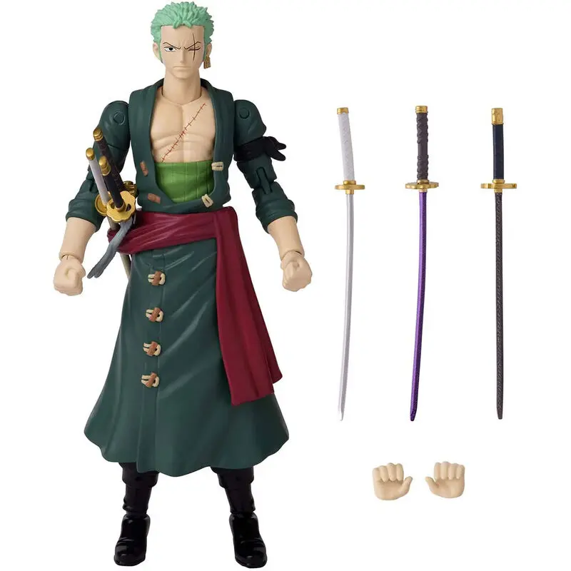 Figura One Piece Anime Heroes Monkey Roronoa Zoro 17cm poza produsului