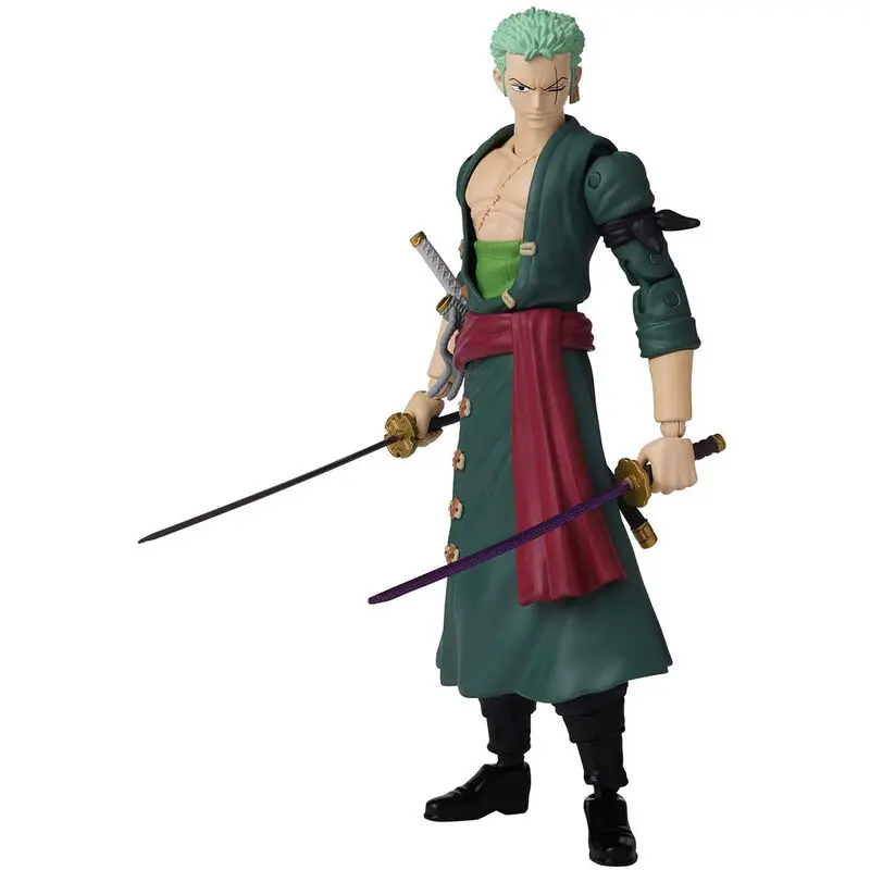 Figura One Piece Anime Heroes Monkey Roronoa Zoro 17cm poza produsului